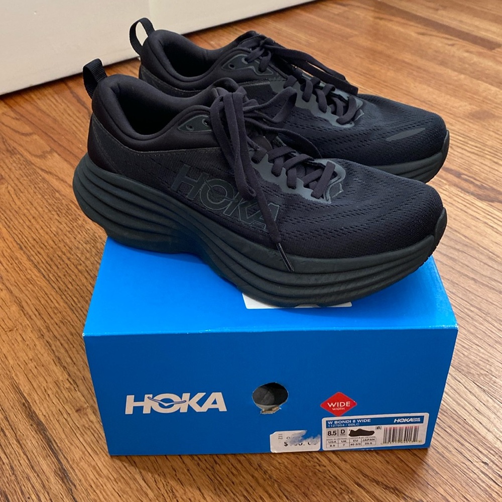 Hoka Bondi 8 Black 8.5W